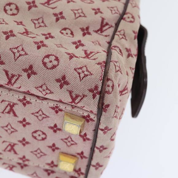 LOUIS VUITTON Monogram Mini Josephine PM Hand Bag Red M92216 LV Auth 91076 - Picture 9 of 16